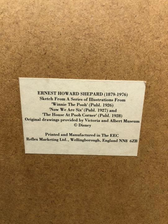 くまのプーさん　原画？original drawing