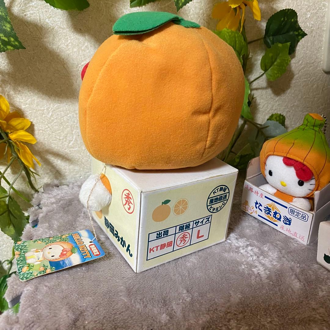希少　ご当地キティたまねぎ静岡みかん静岡いちごぬいぐるみキーホルダーまとめ