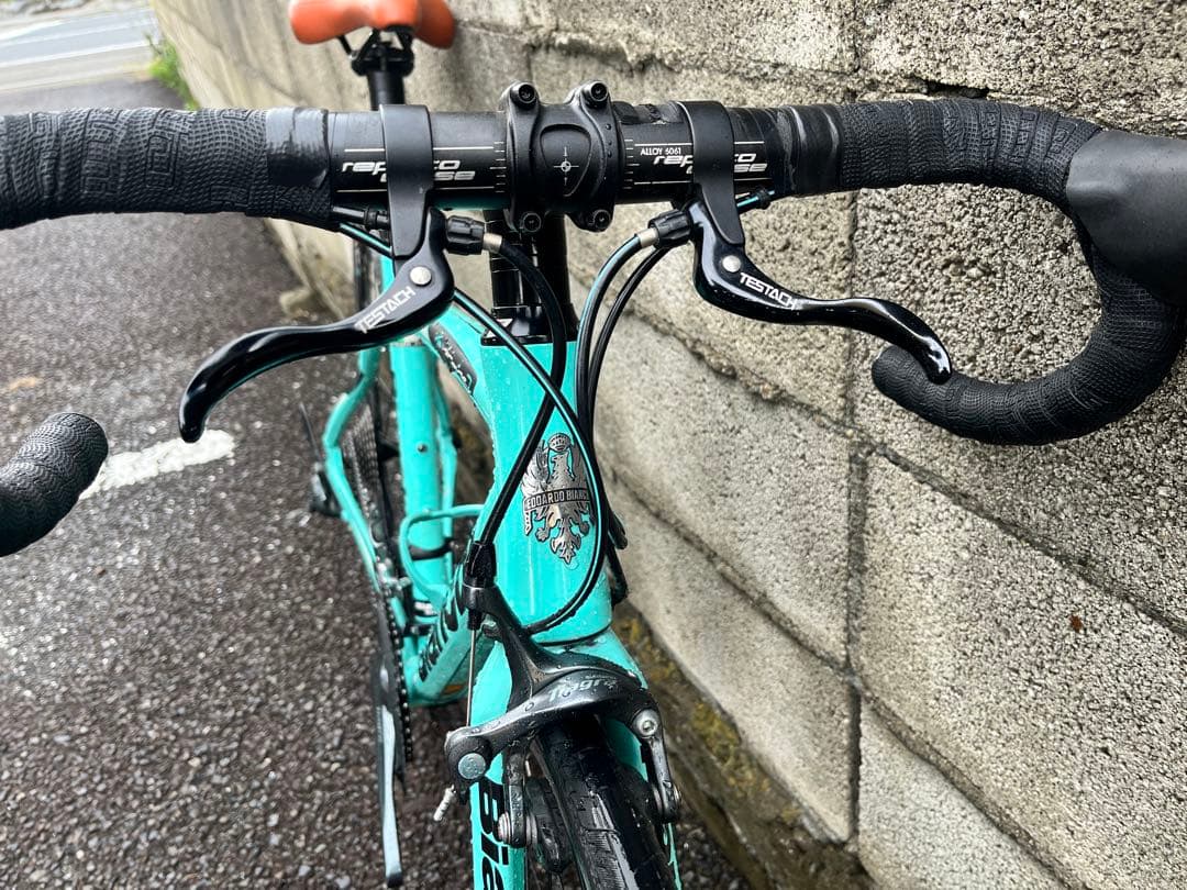 夕Bianchi ロードバイクチェレステTiagra20段変速46size