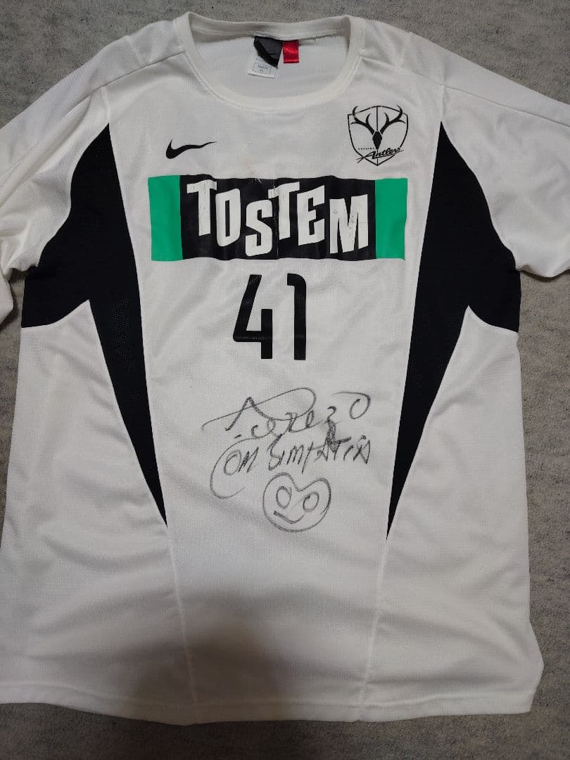 鹿島アントラーズ　非売品　サイン入り　シャツ　ユニフォーム