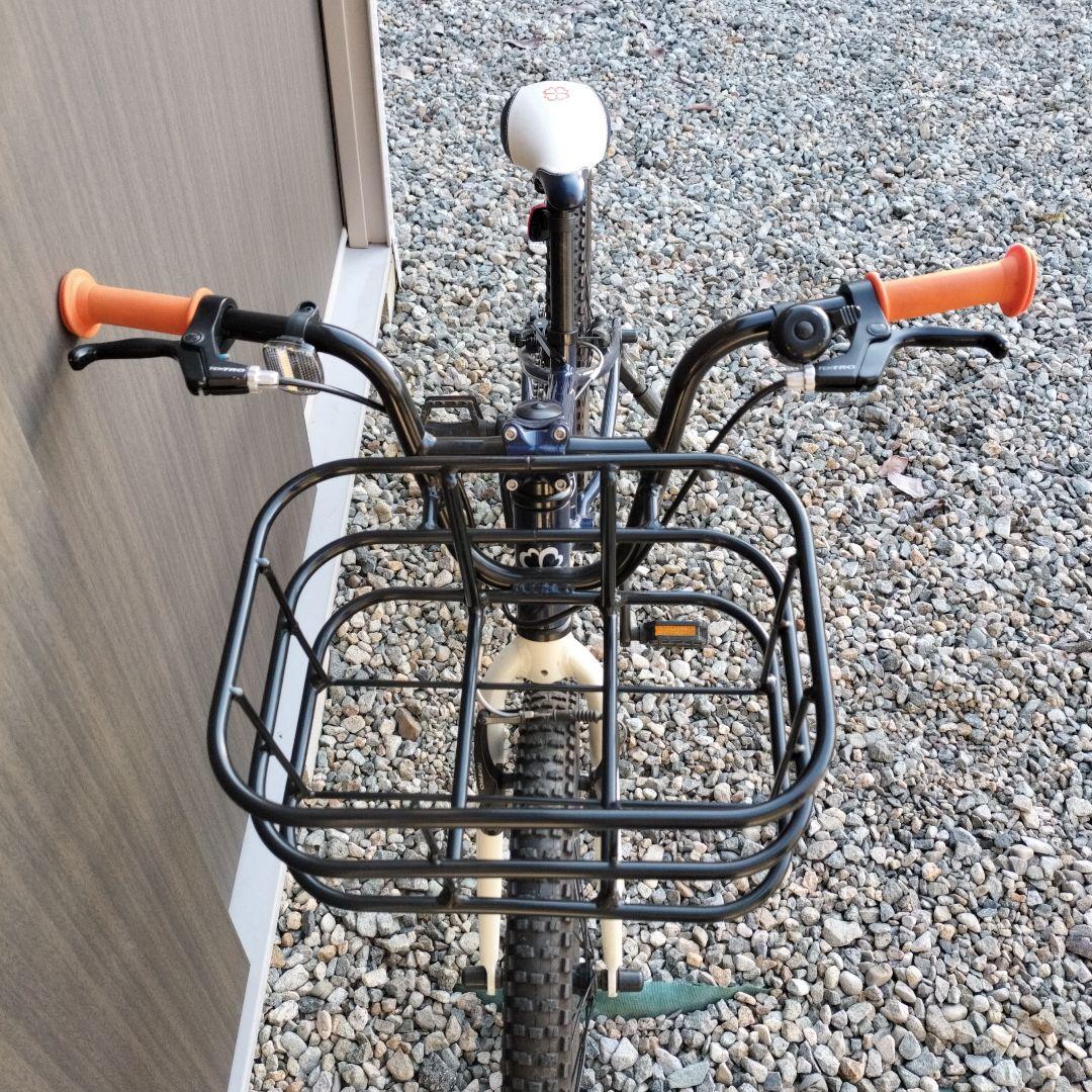【岐阜県　手渡し】ヨツバサイクル　22インチ　子供用自転車