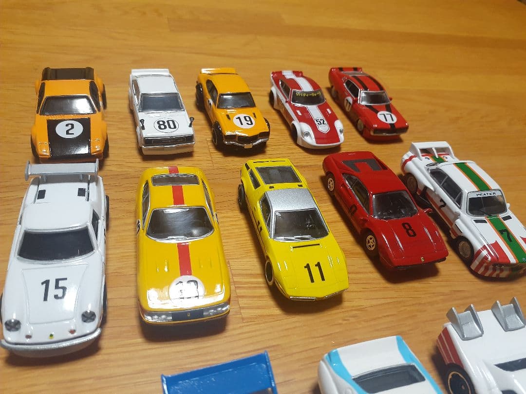 サーキットの狼　流石島レース出場車　ミニカーセット