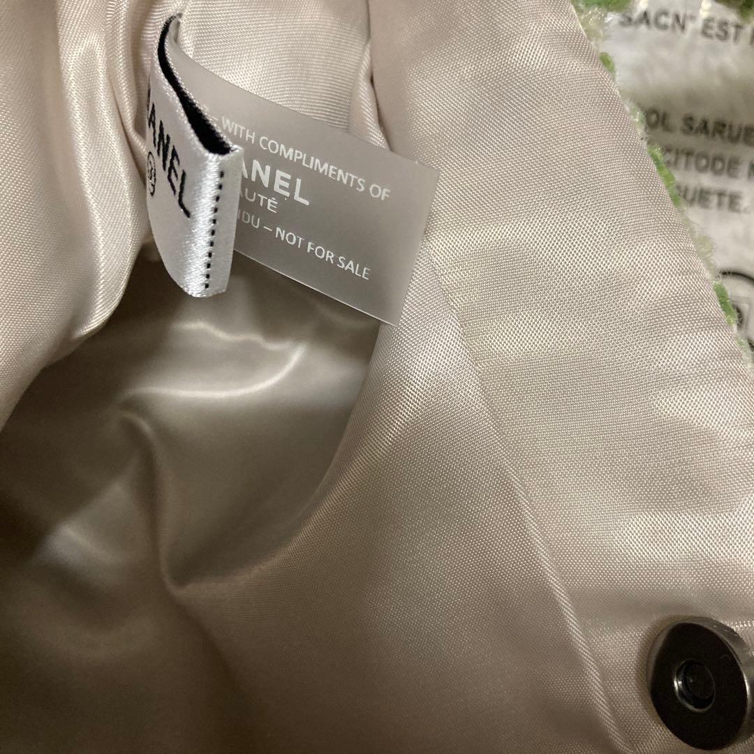 CHANEL ツイードトートバッグ　スパンコール