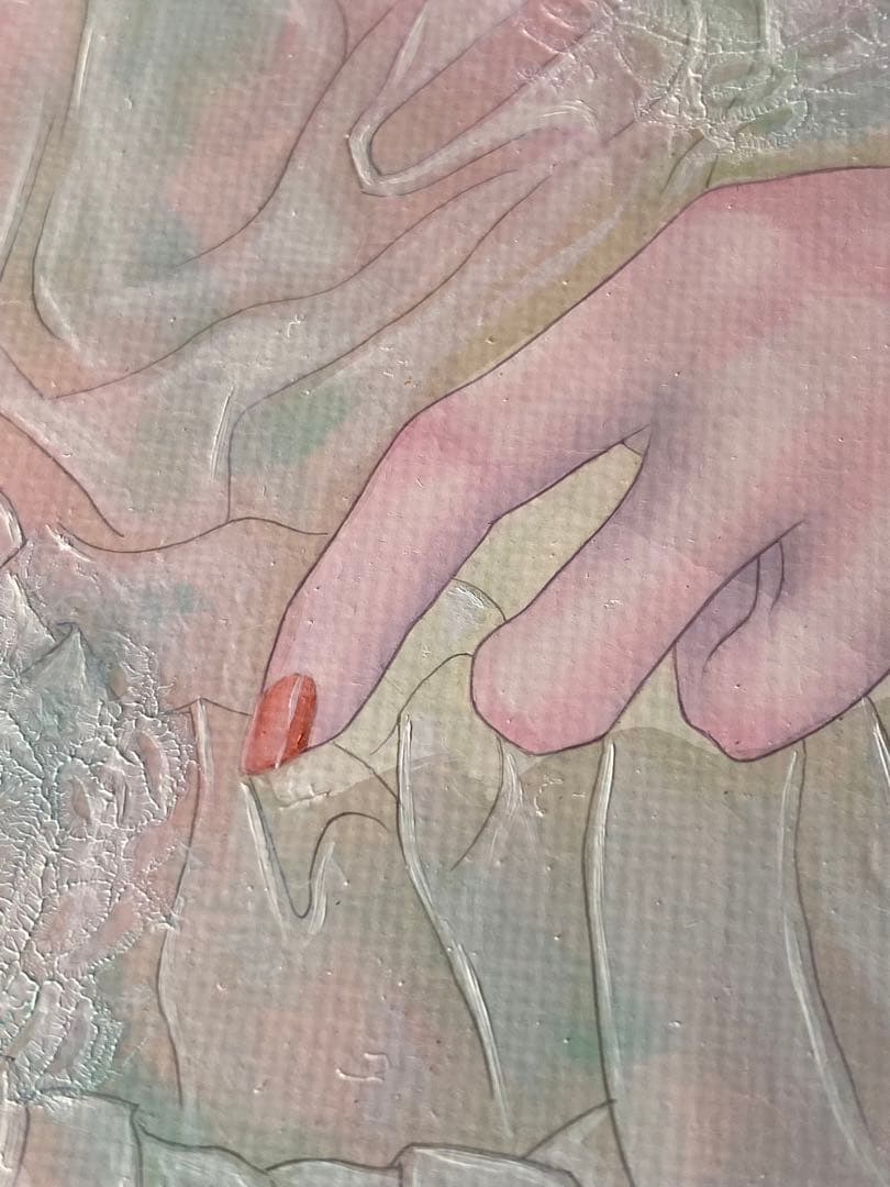 2127❣️ 【作家名】　浜辺順　裸婦人気画家！