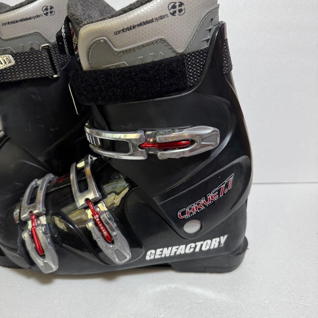 28CM28.5cmスキー ブーツ初心者黒色ブラック　ゲンファクトリー格安特価