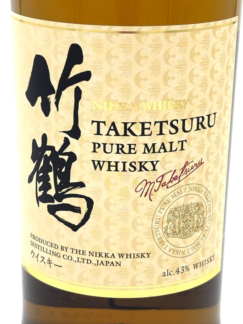 【大幅値下げ‼️】竹鶴 ピュアモルトウイスキー 43%