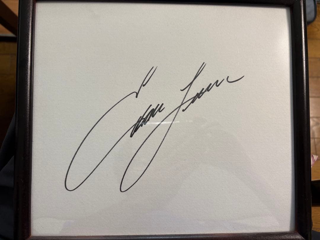 MotoGP エディ・ローソン選手　直筆サイン入り色紙