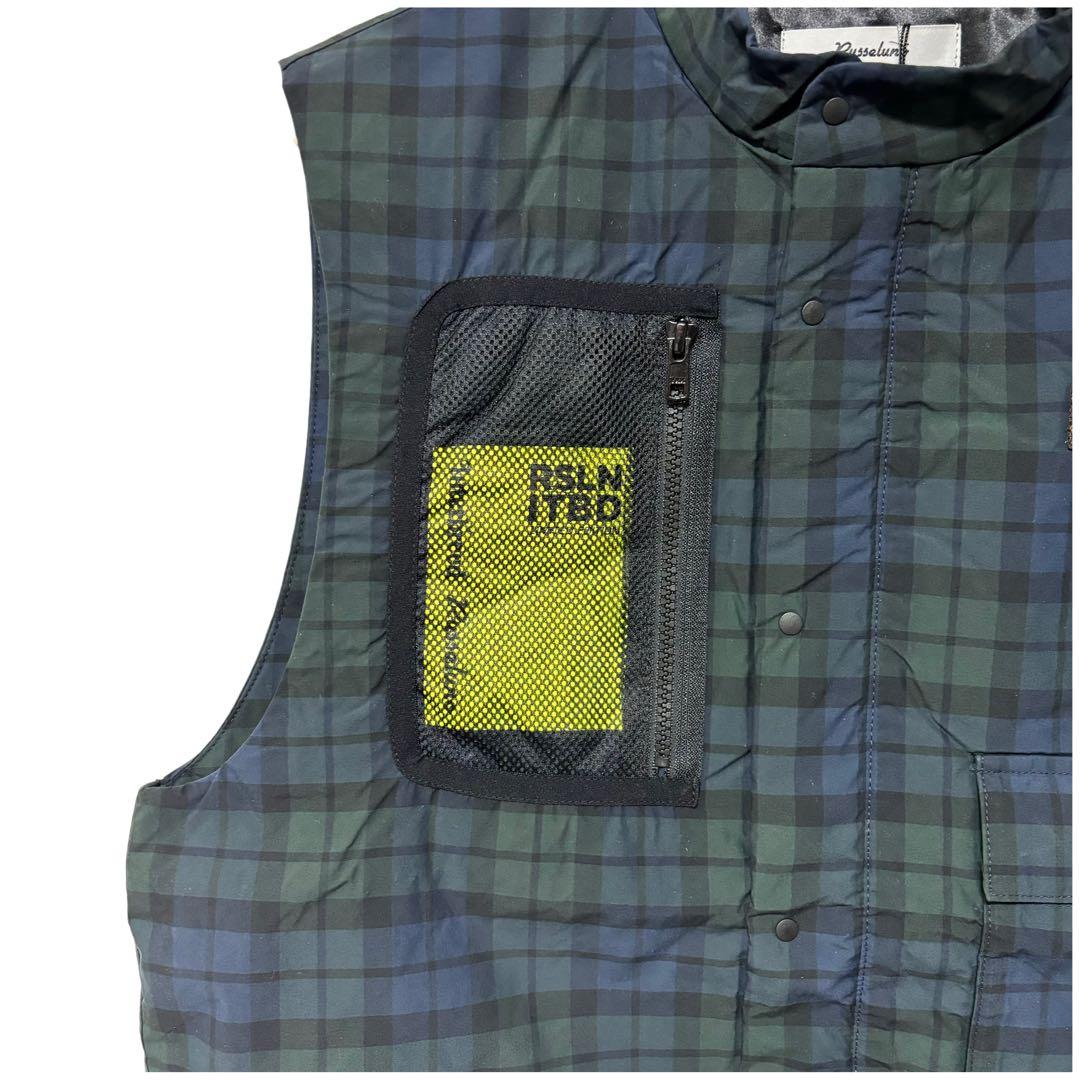 インターブリード ラッセルノ ゴルフ コーデュラ 中綿ベスト ネイビー M 4