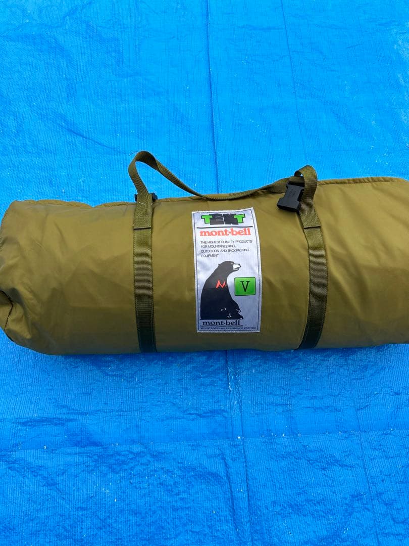 【美品】モンベル ムーンライトテントV グリーン 5型