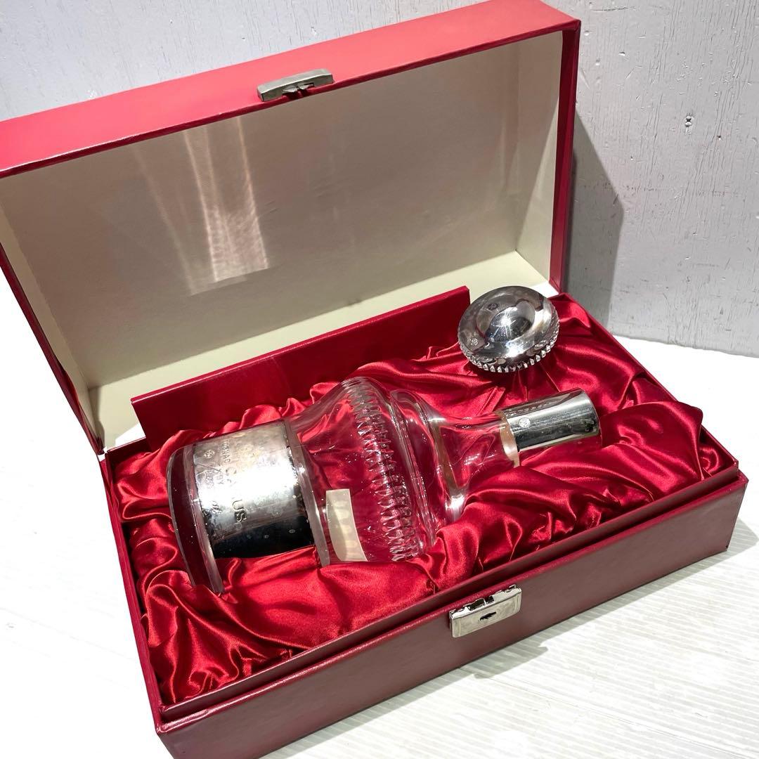 カミュ CAMUS バカラボトル シルバートップ 空瓶 化粧箱