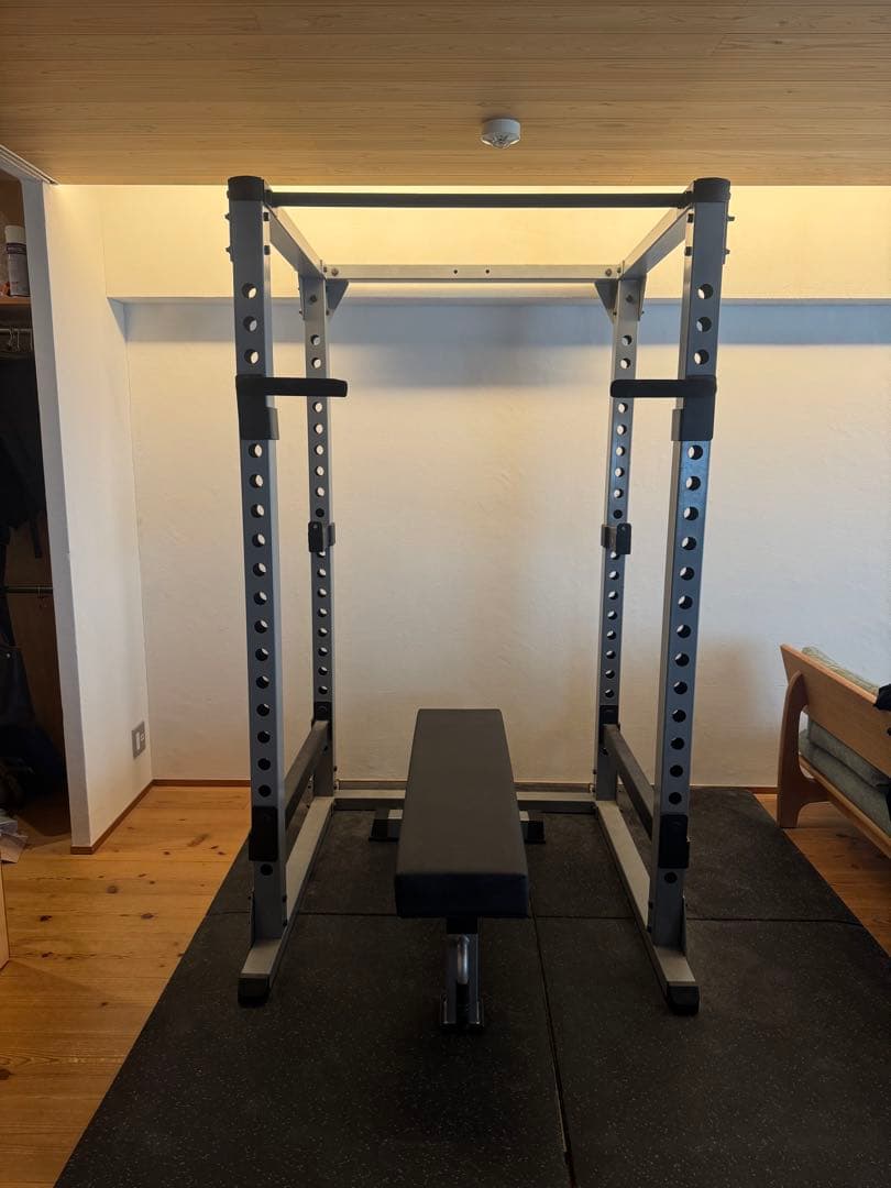 iROTEC パワーラック　フラットベンチセット