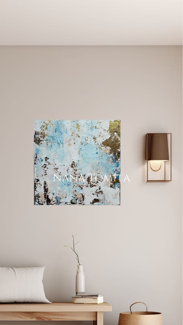 和風/禅/絵画/アート/抽象画/ニュアンス/モダン/ホテル/内装/海外/ゴールド