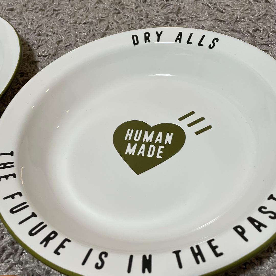 極美品 HUMAN MADE ENAMEL PLATE プレート 皿 4枚セット
