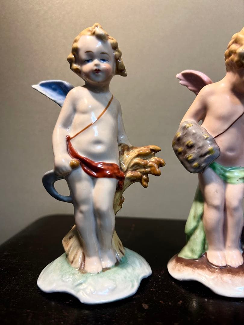 ドイツ　名窯　Bock Wallendorf ヴァレンドルフ　天使　4体セット