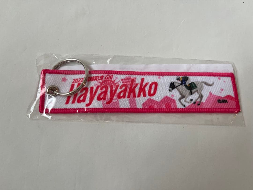 JRA 非売品　函館競馬　フライトタグ　ハヤヤッコ　ホウオウビスケッツ