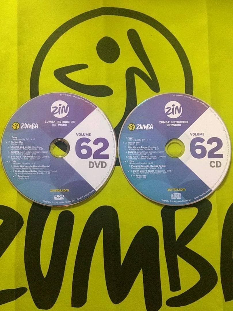 ZUMBA　ズンバ　ZIN61 ～ ZIN70　 CD ＆ DVD 20枚セット