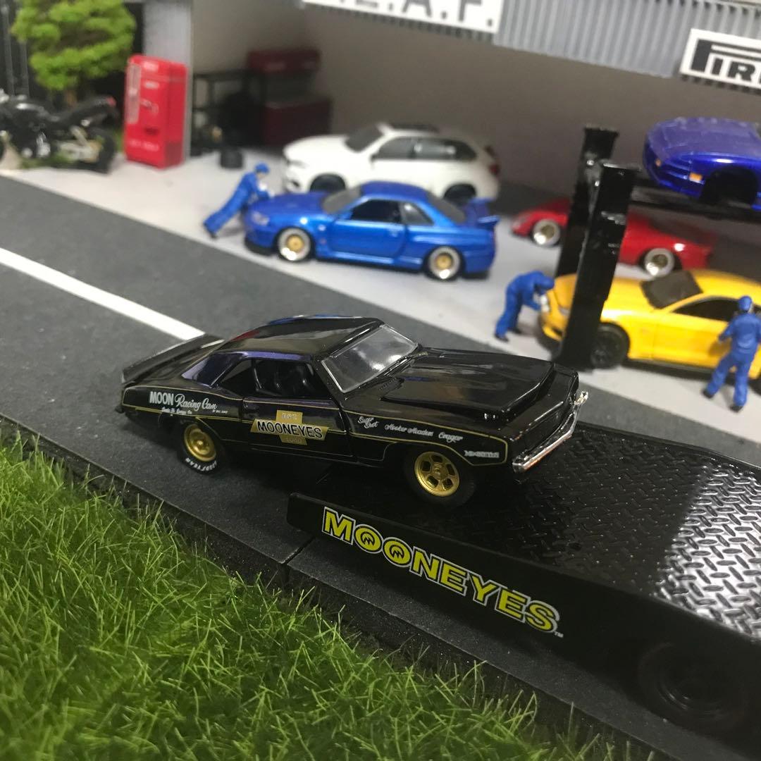M2 シボレー C60 ムーンアイズトレーラーブラックとカマロRSブラックセット