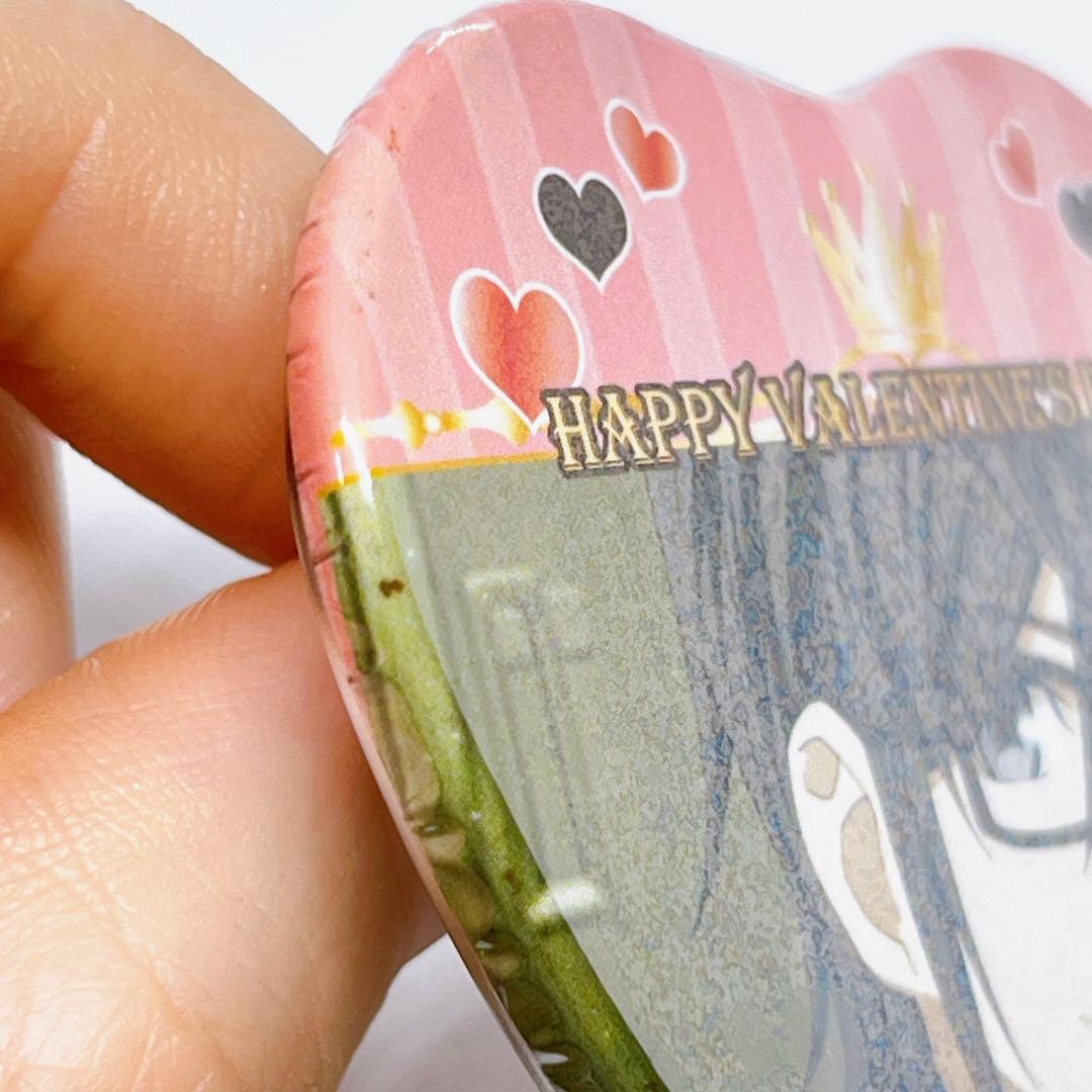 アニメ K 伏見猿比古 バレンタイン ハート 缶バッジ