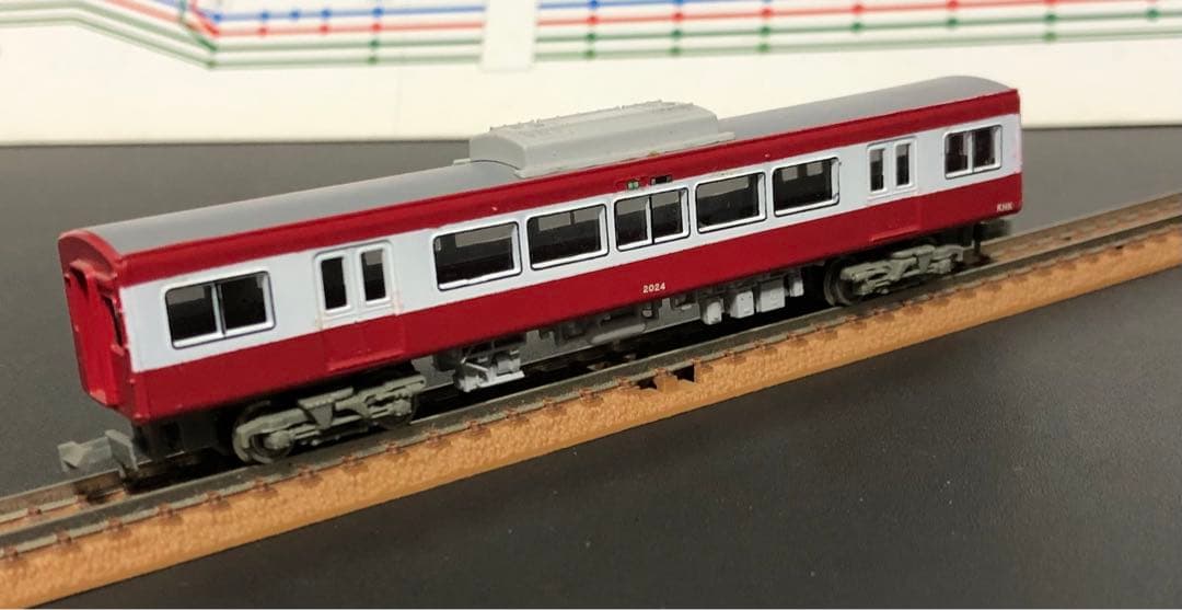 管理番号1634 京急2000形2扉車 Nゲージ未塗装キット組立品4両