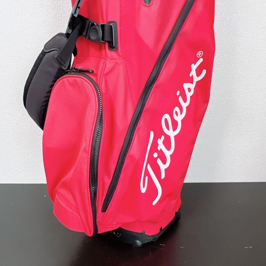 タイトリスト Players 4 スタンドキャディバッグ 4分割プレイヤーズ4赤