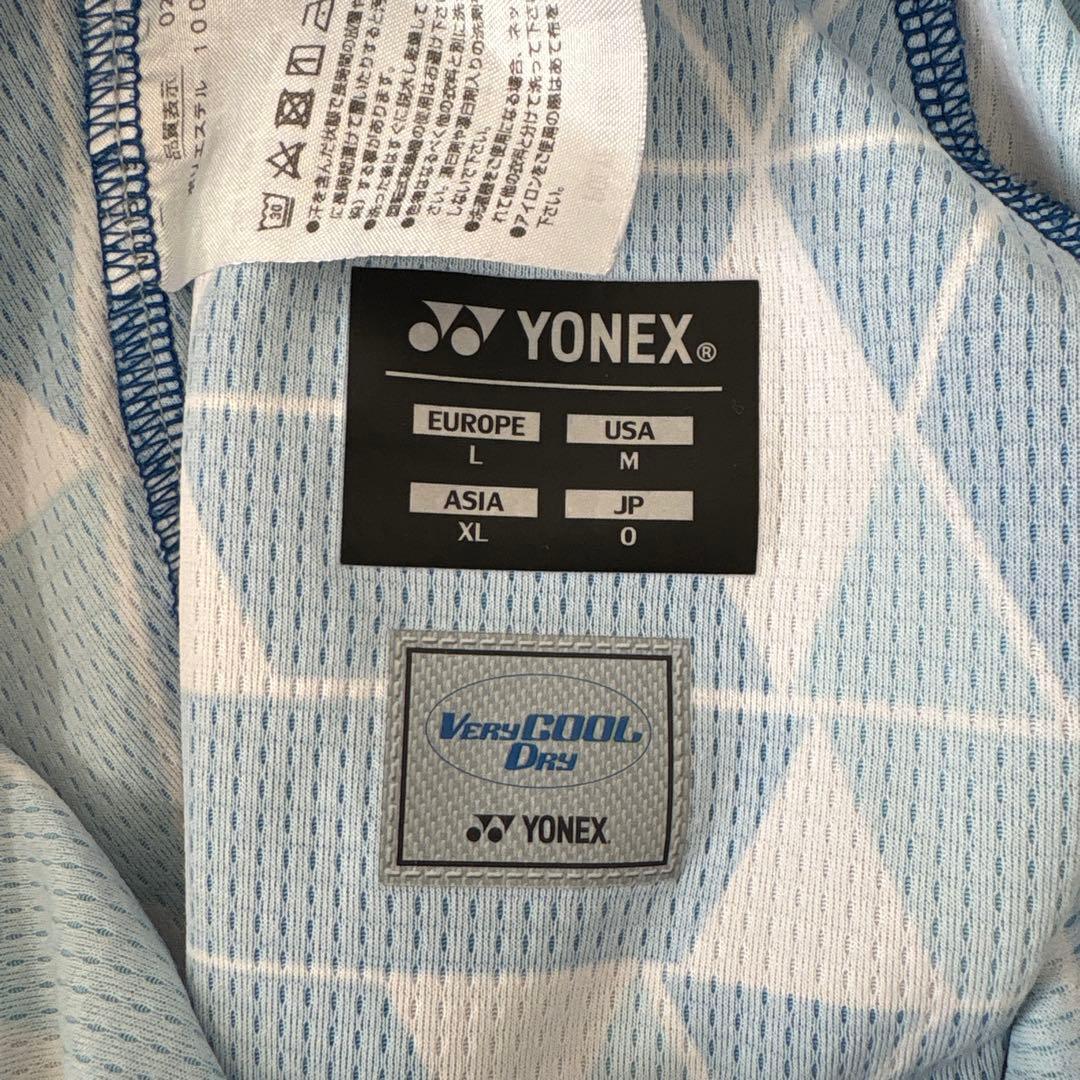 hideki ヨネックス 幾何学模様 廃盤 ハーフパンツ ブルー XL