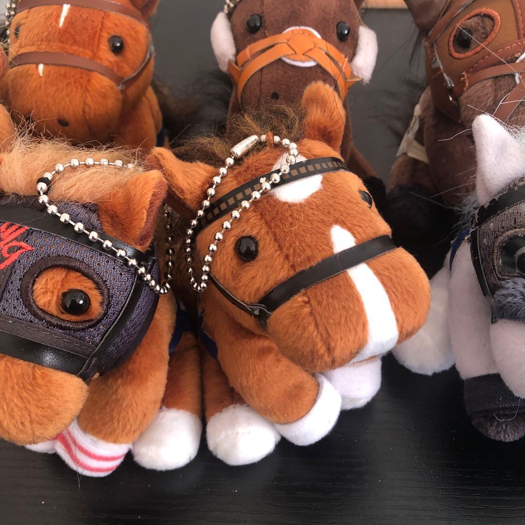 ♢送料込♢競馬　記念ホース　馬　ぬいぐるみ　キーホルダー　まとめ売り