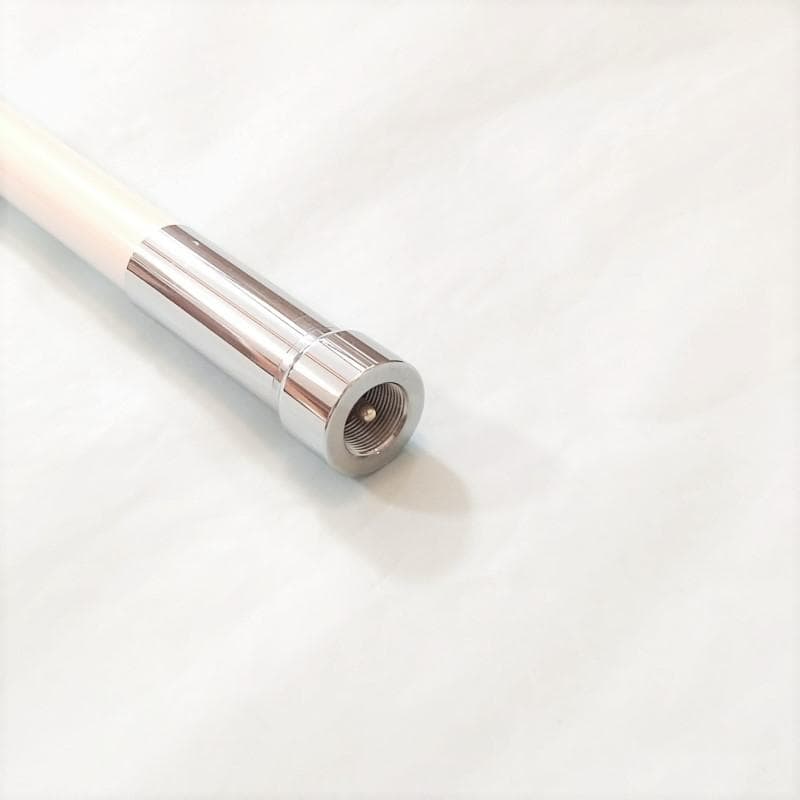 100cm 144/430MHz 白 ノンラジアル アンテナ 300MHz帯受信