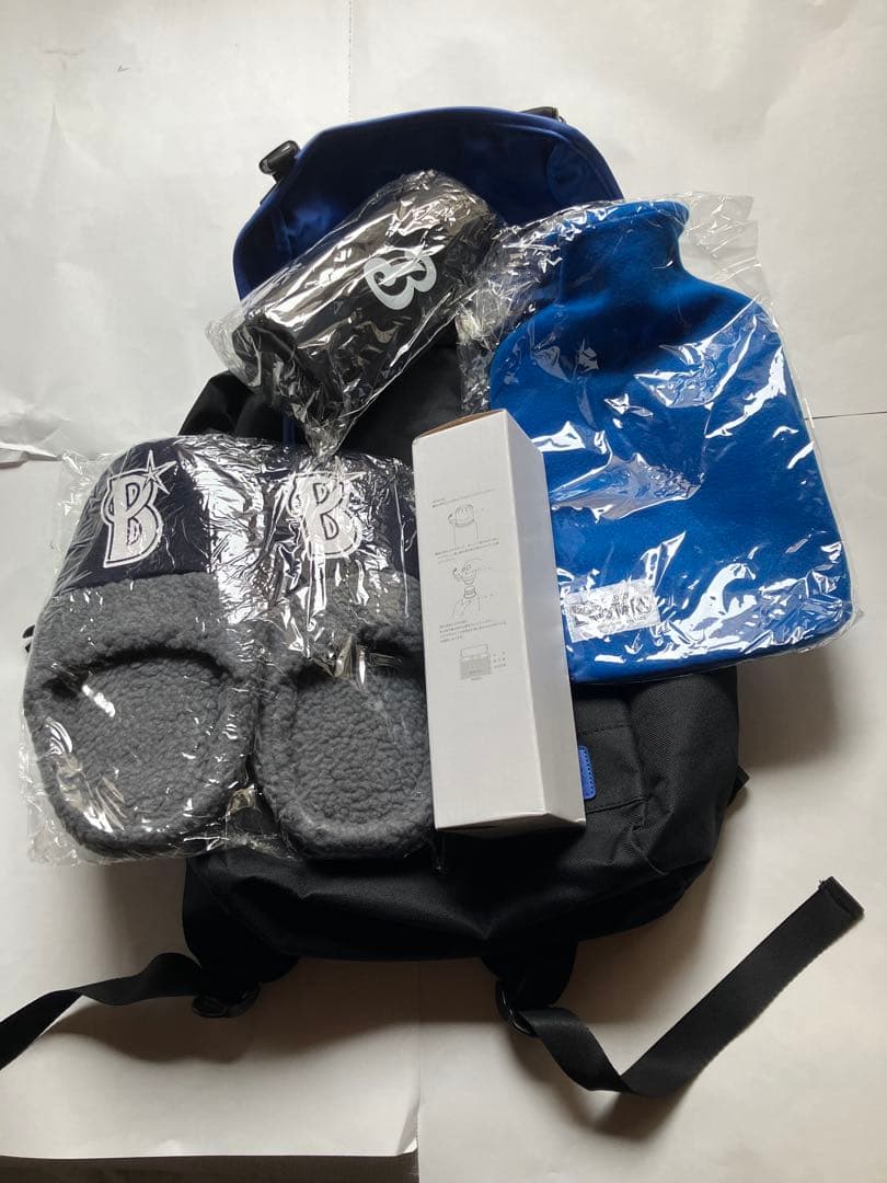 【新品未使用品】横浜ベイスターズ グッズ5点 リュックサック・湯たんぽ ・