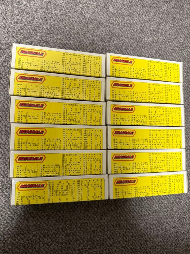 ニシキ ダイカスケール バスシリーズ 12台セット