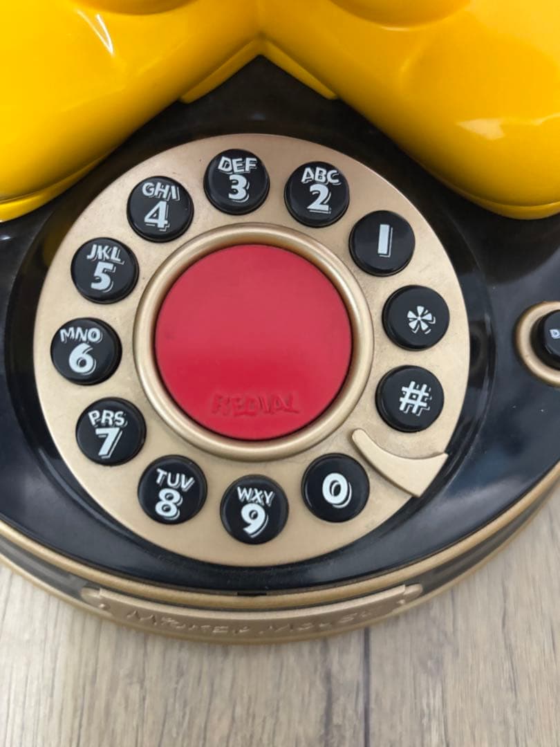 【希少】 ミッキーマウス telephone 通話可能　動作確認済み