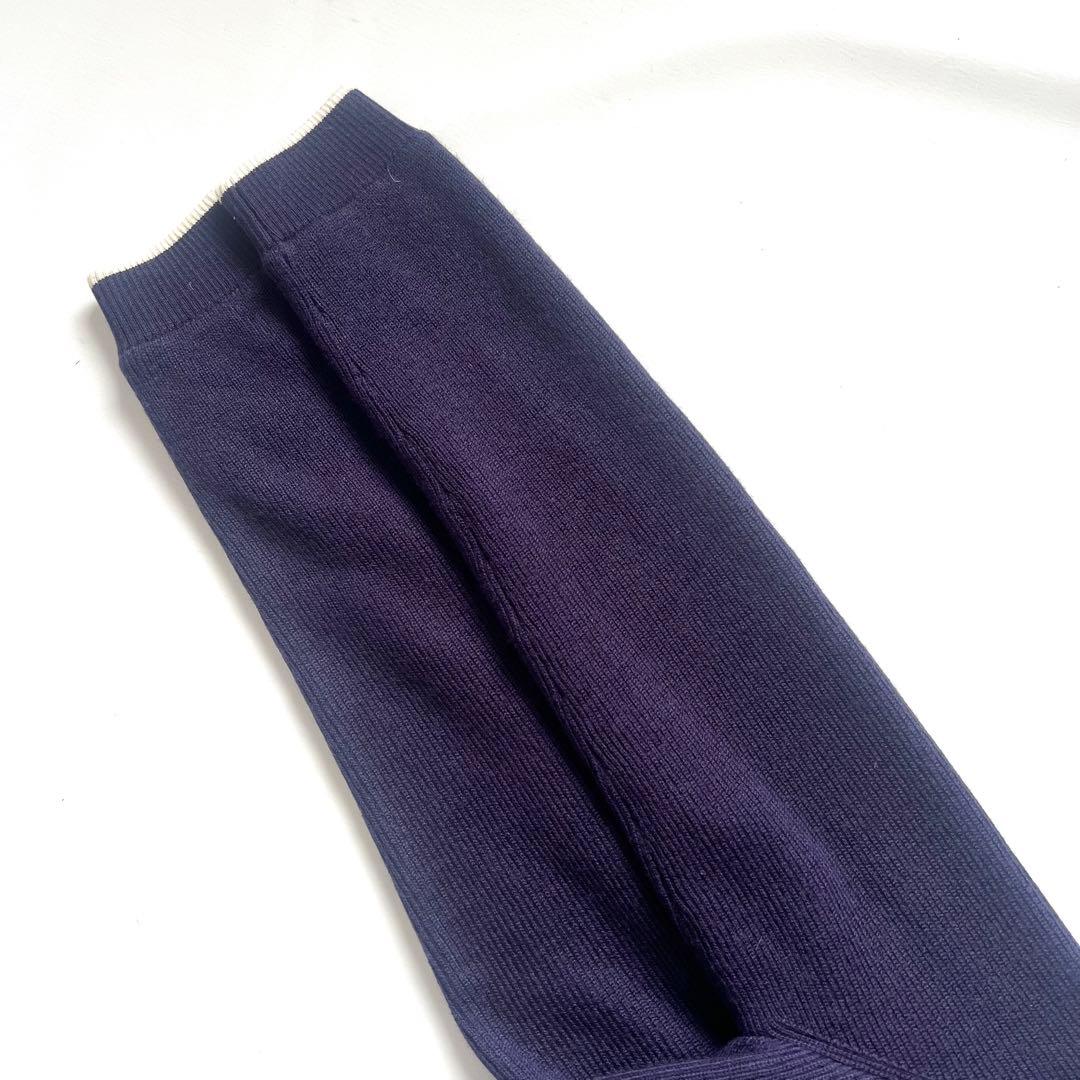 LANVIN SPORT ランバンスポール　異素材mix ダウン　ニット　ゴルフ