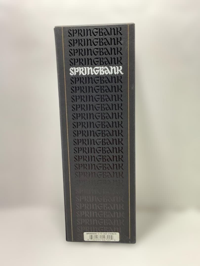 【未開栓・希少】スプリングバンク Cask Strength 12年