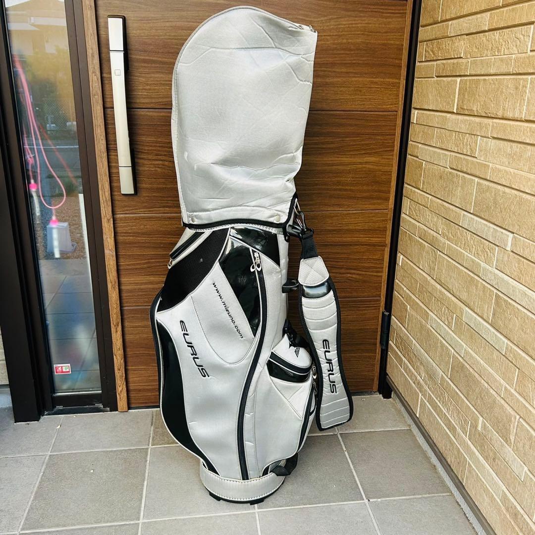 ミズノ グレー キャディバッグ　MIZUNO