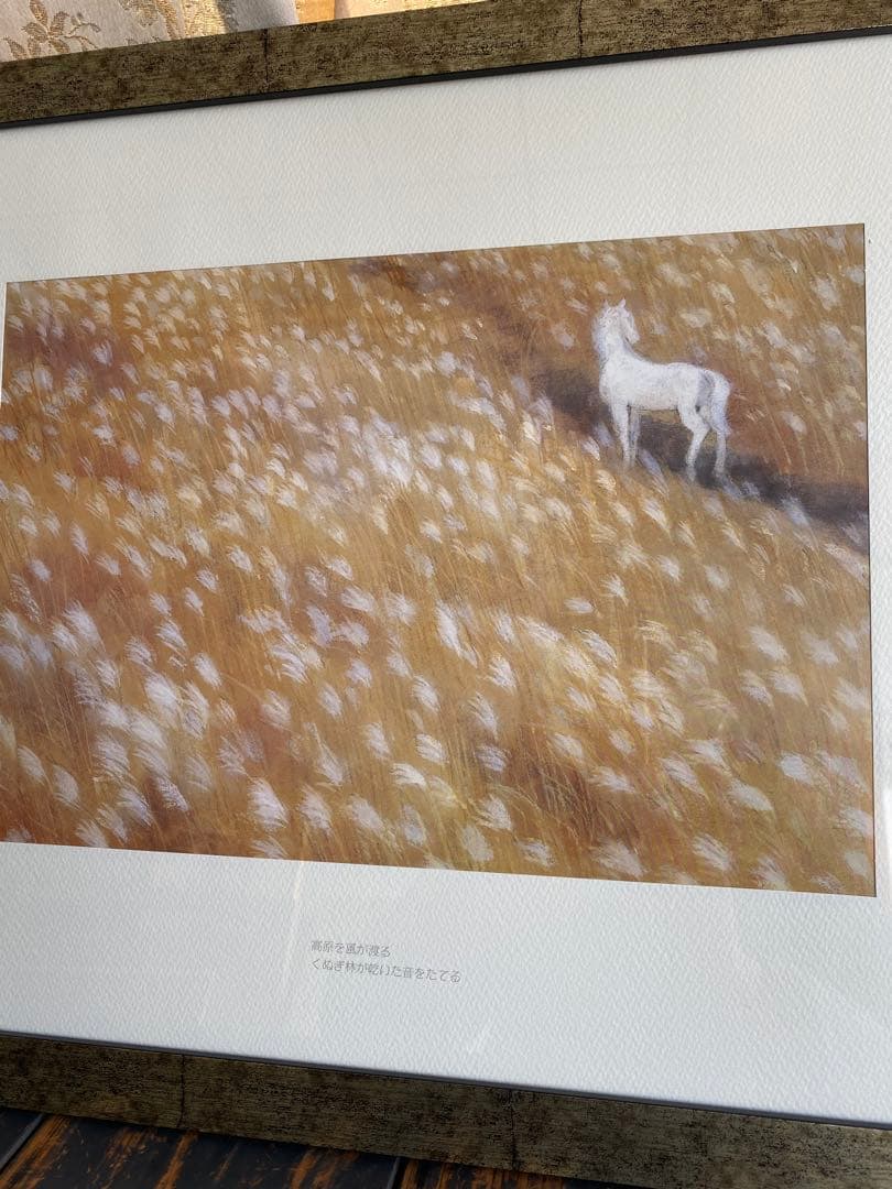 東山魁夷　白馬幻想　ポスター5枚セット　額装品