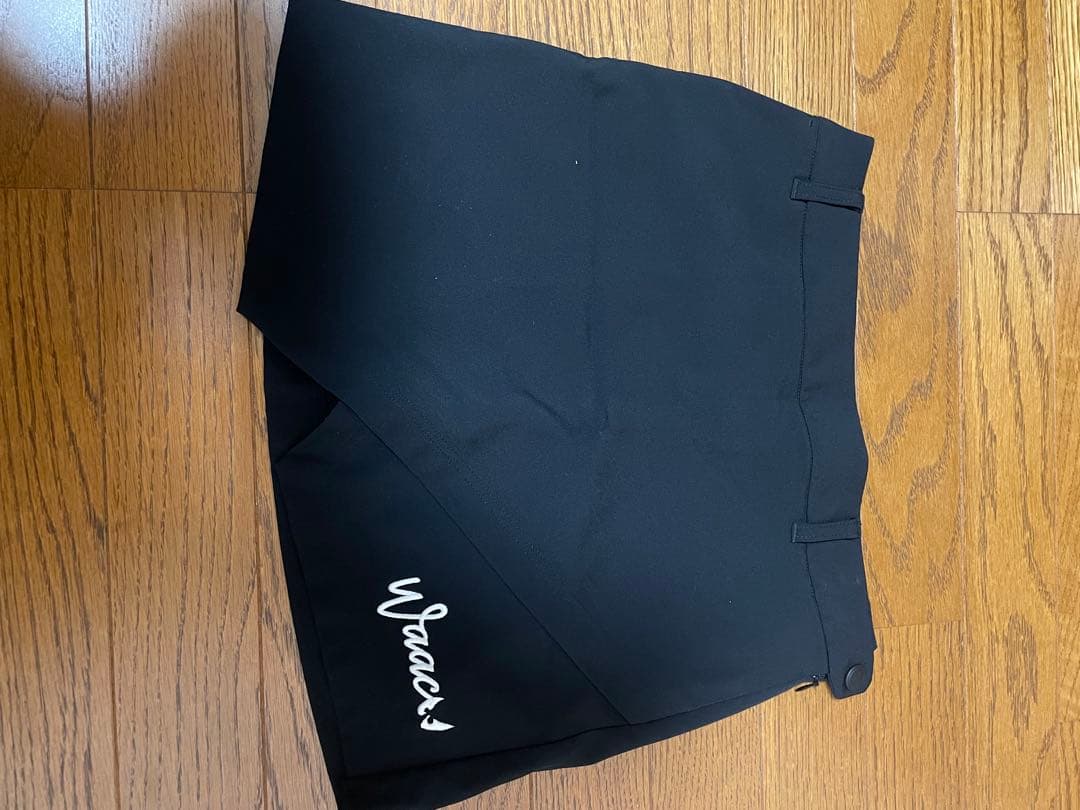 WAAC フード付きジャケット ブラック キャップ付き