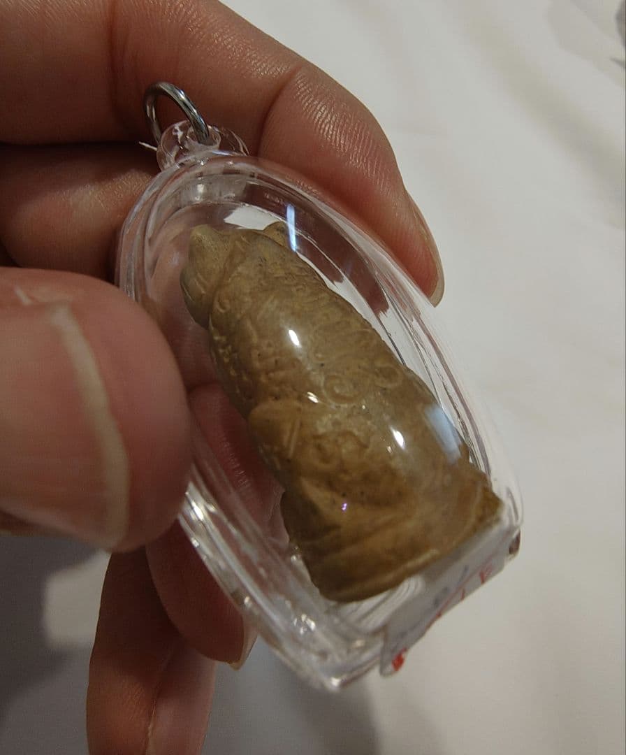 タイのお守りプラクルアン！虎の彫像！呪文入り！金運&勝負運アップ！魔除けにも！