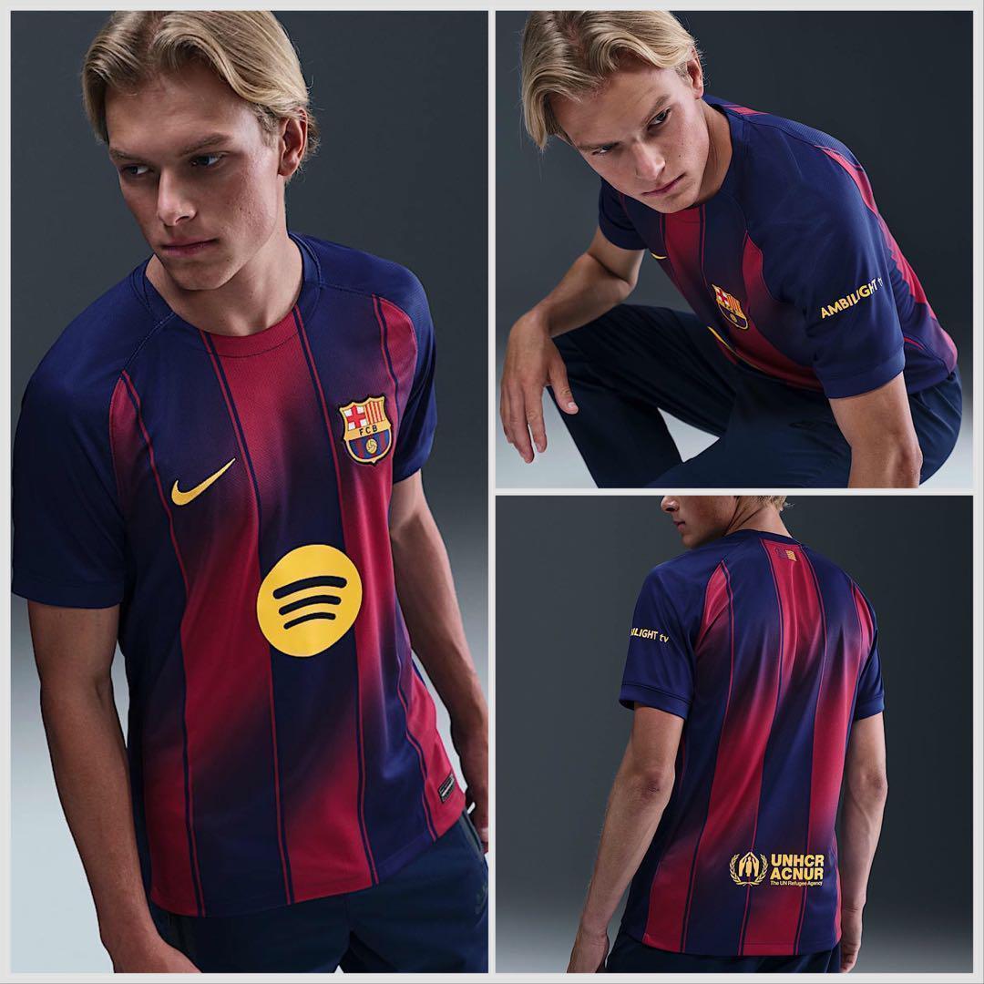 [新品] 正規品 バルセロナ 2025-26 ホーム レプリカ ユニフォーム L