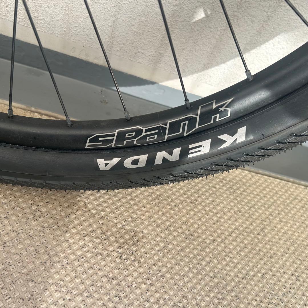 SPANK MTB用26インチ ホイールタイヤセット ディスクブレーキ付