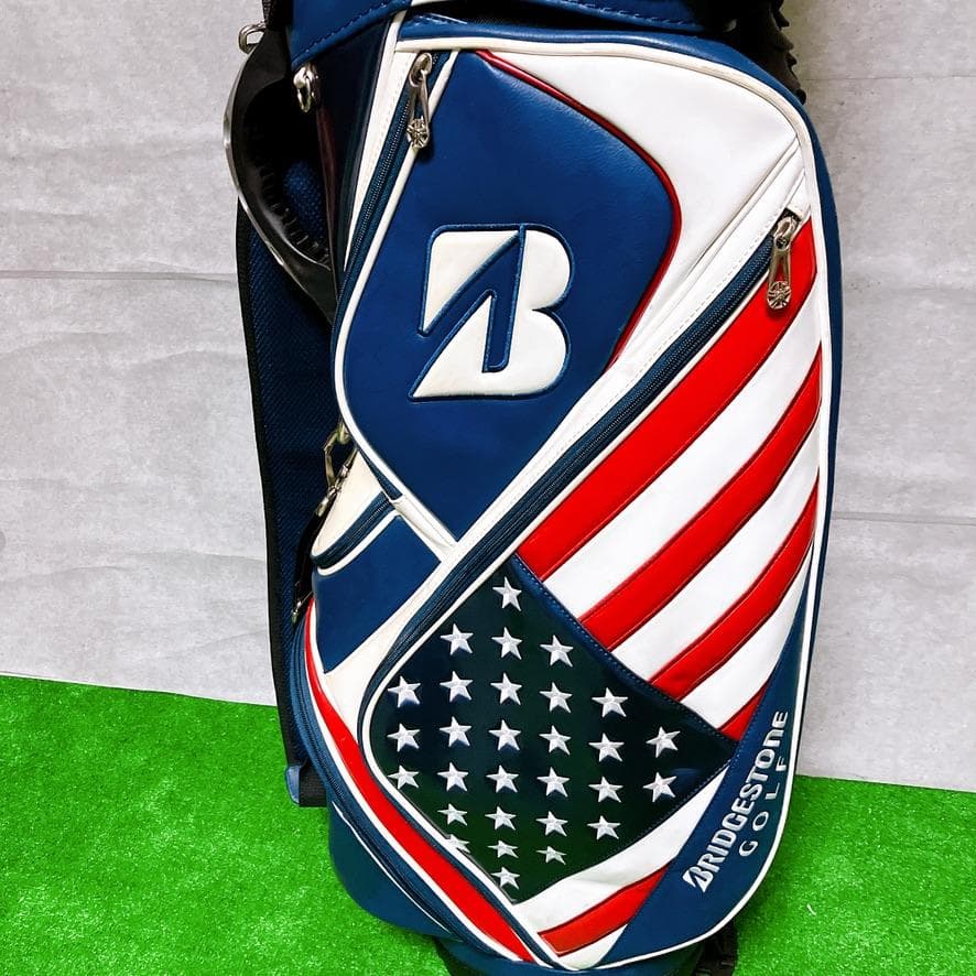 BRIDGESTONE ゴルフキャディバッグ 10型 スタンド式 メジャーモデル