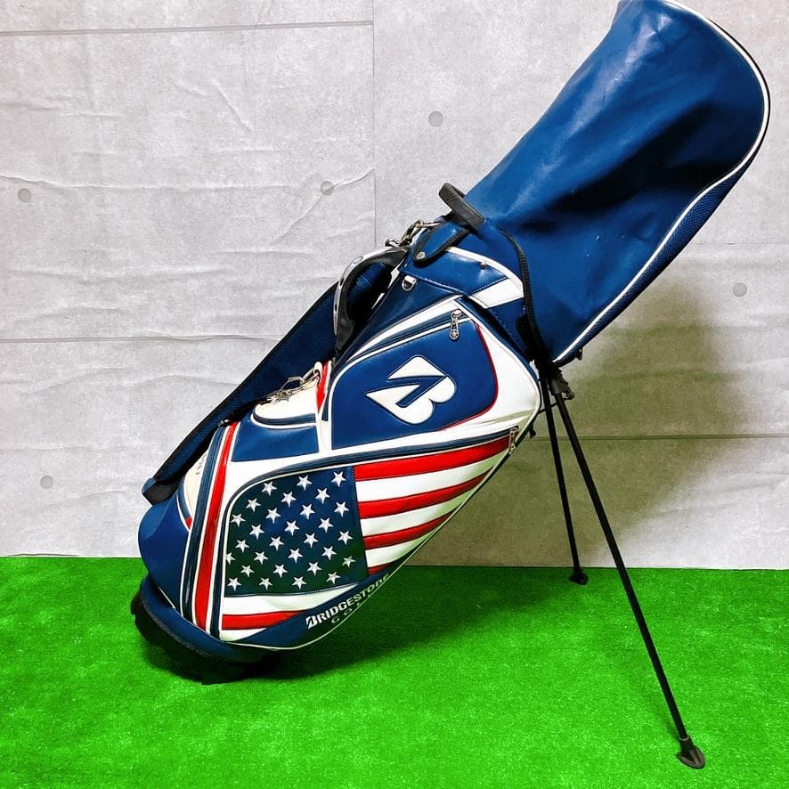 BRIDGESTONE ゴルフキャディバッグ 10型 スタンド式 メジャーモデル