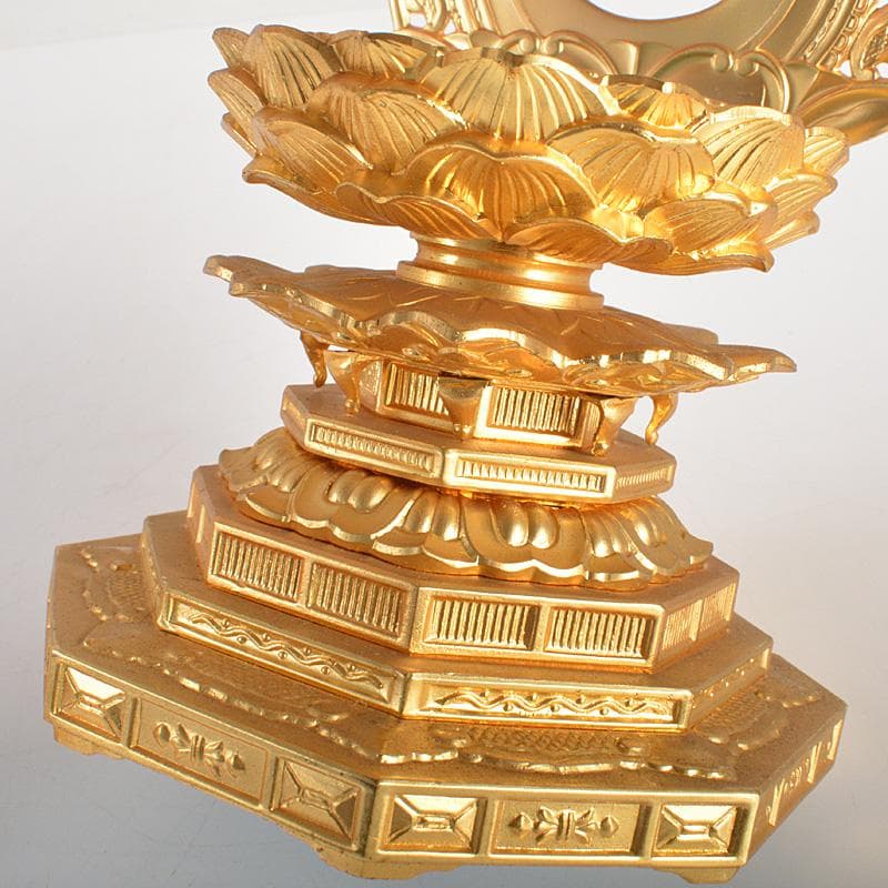 仏教美術　古銅鍍金　大日如來座像　仏像　ケース付　C　6436