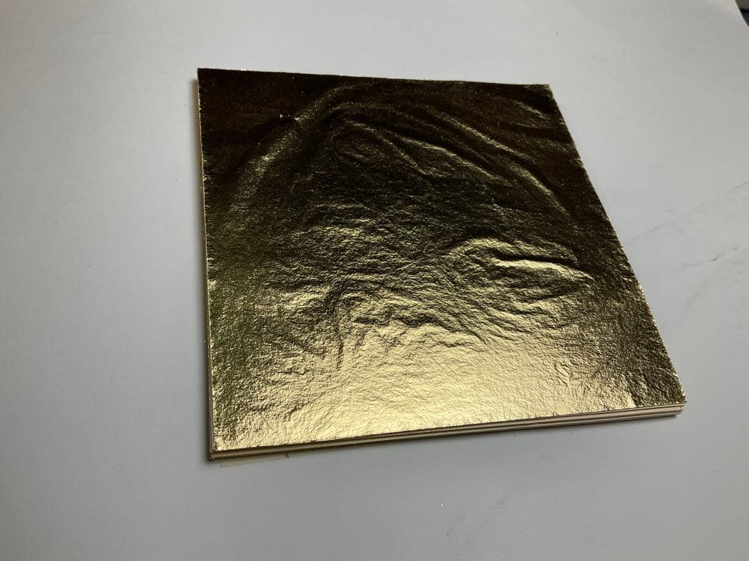 金箔145mm角と耳付き裁断前各500枚の出品