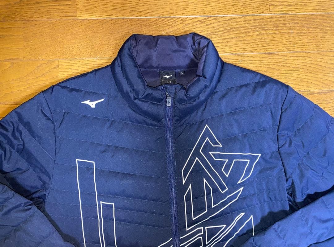 美品❗️ミズノゴルフ ムーブダウンジャケット ブレスサーモ ストレッチ