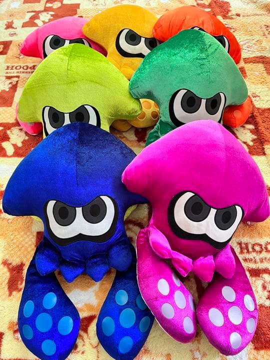 大量追加有♡ スプラトゥーン イカ ぬいぐるみ 7体他セット