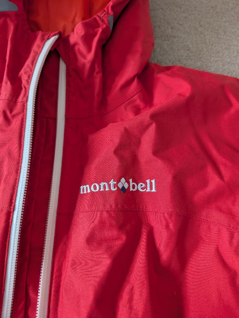 mont-bell スキーウェア 上下セット赤　１１０