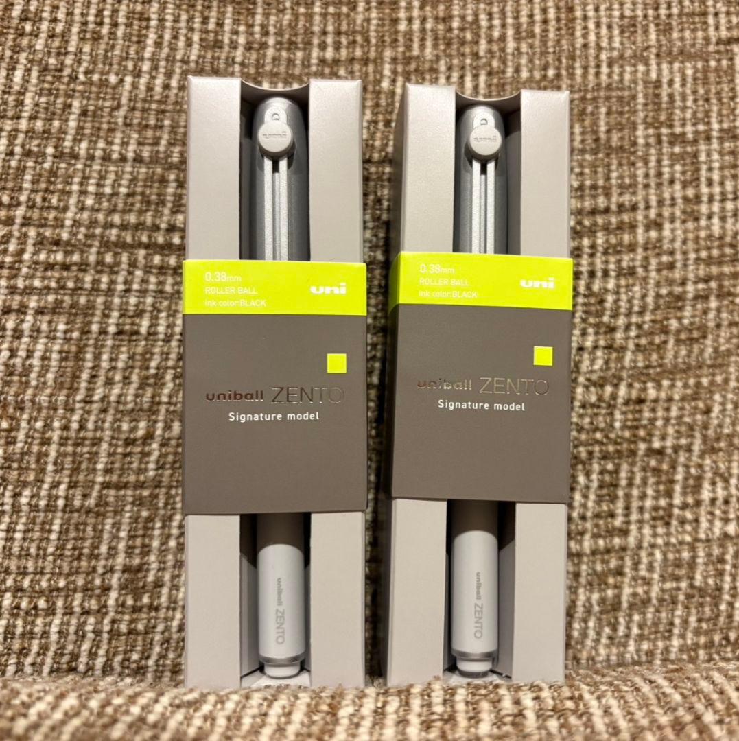 uni-ball ZENTO シグネチャーモデル 0.38mm　2本セット
