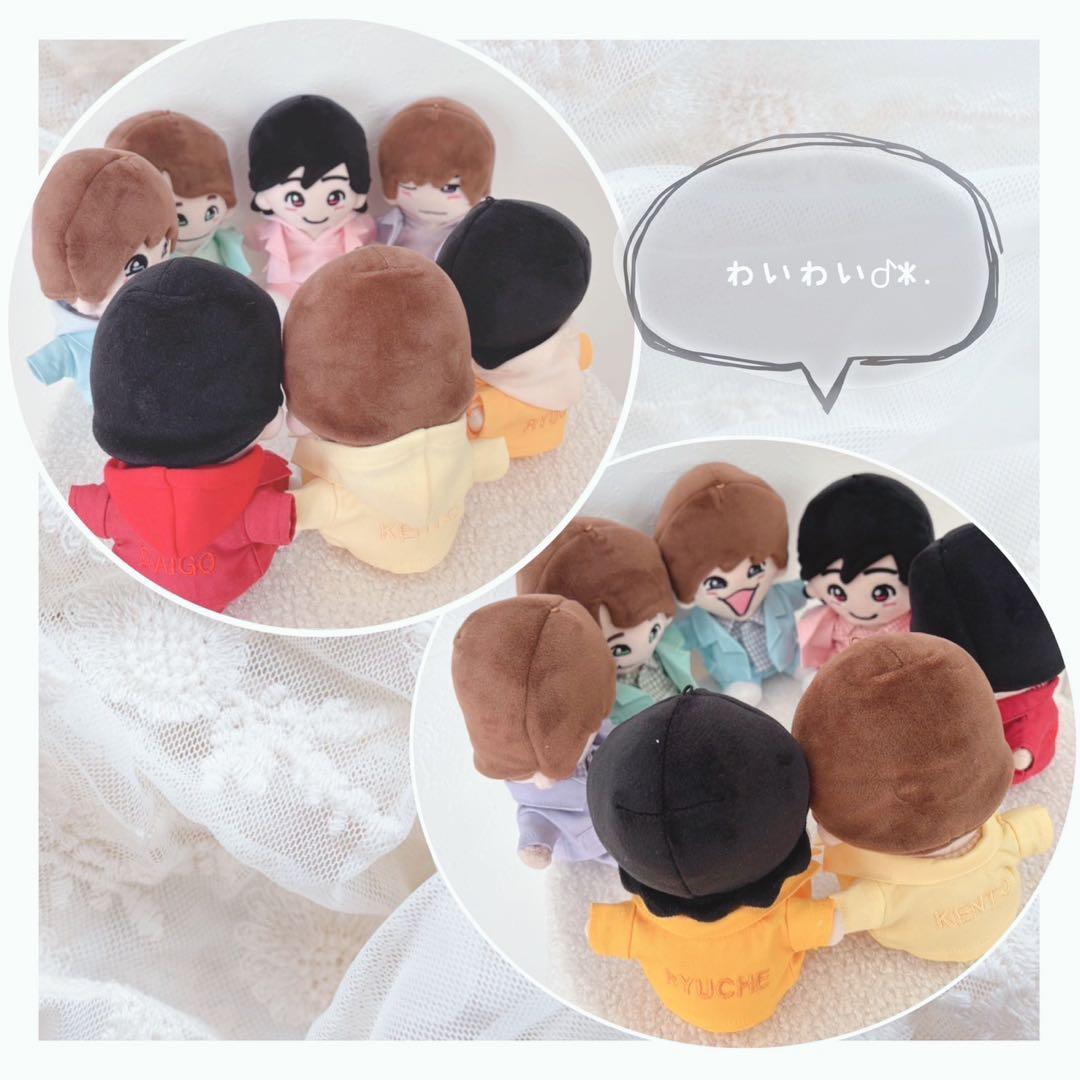 指人形カラーの選べるオーダーページ♪ ちびぬい服　なにわ男子　ちびぬい春コーデ