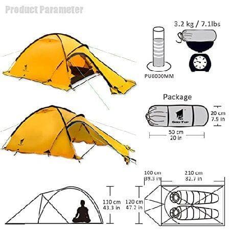 GEERTOP Navigator 4シーズン山岳テント