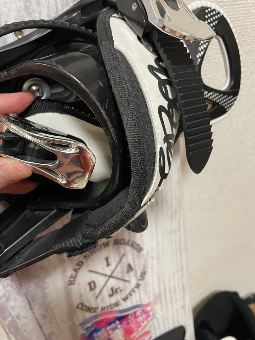 HEAD キッズ、ジュニア用　板120cm、ビンディング 、ブーツ3点セット