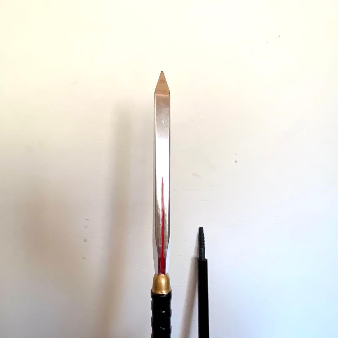 日本舞踊 槍 舞台小道具 三分割 黒田節 槍踊り 180cm